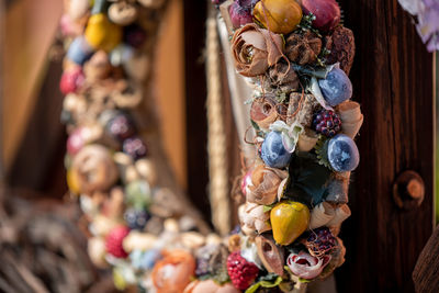 Close-up of fruits for sale in market