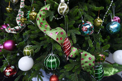 Christmas tree and hanging accessories