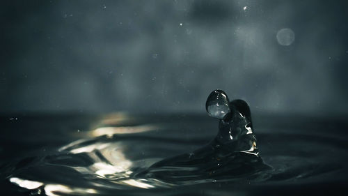 Close-up of water in sea