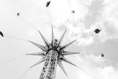Low angle view of ferris wheel