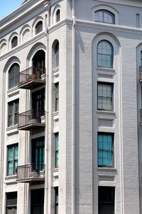 Low angle view of residential building