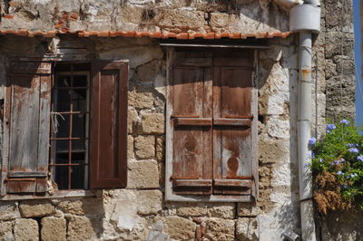 Exterior of old house