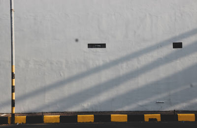 Information sign on wall