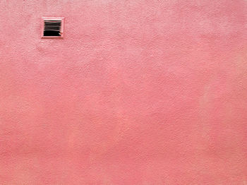 Close-up of pink wall