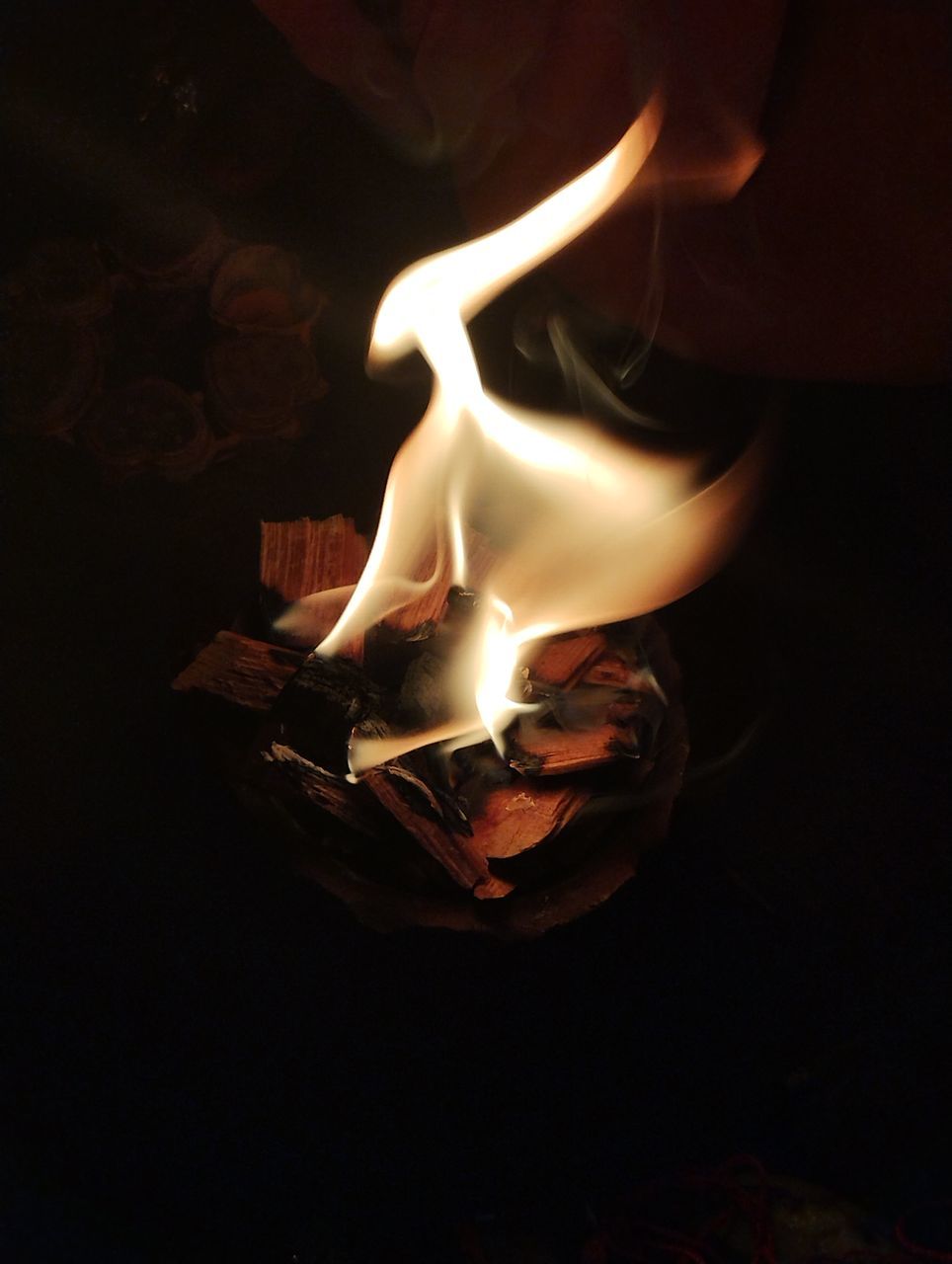 darkness, burning, flame, fire, heat, light, night, indoors, nature, close-up, glowing, motion, black background, lighting