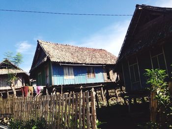 Houses against sky