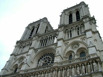 Low angle view of historical building against sky