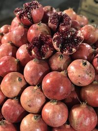 Full frame shot of pomegranate 