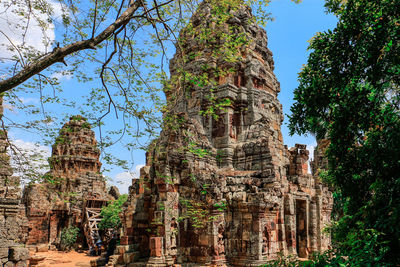 Low angle view of a temple