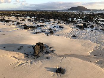 Stunning view from fuerteventura golden beach