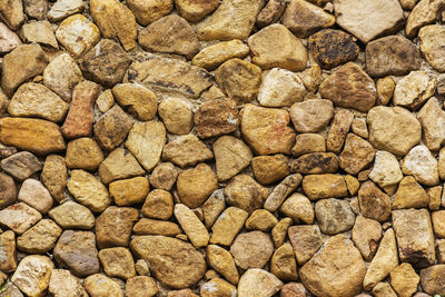 Full frame shot of stone wall