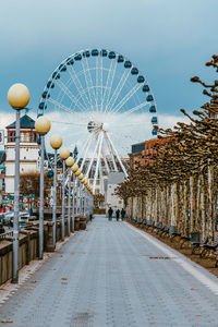 People walking on street