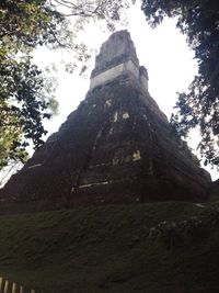 Low angle view of temple