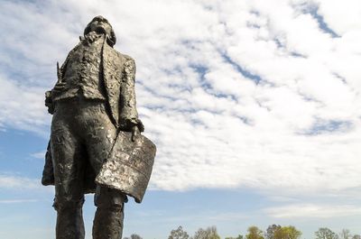 Thomas jefferson statue in paris.