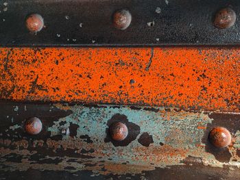 Close-up of rusty metal