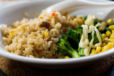 Close-up of salad in bowl