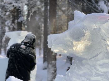 Close-up of snow