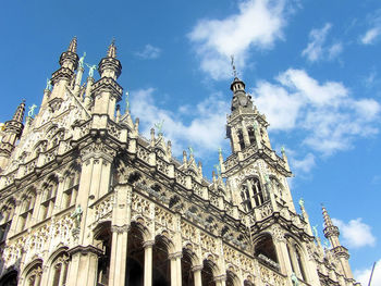 Low angle view of historical building against sky