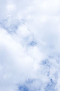 Low angle view of cloudy sky