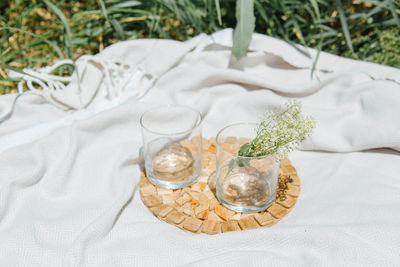 Close-up of drink on table