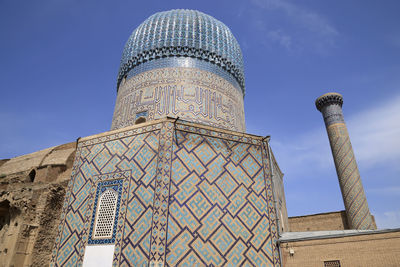 Low angle view of building against sky