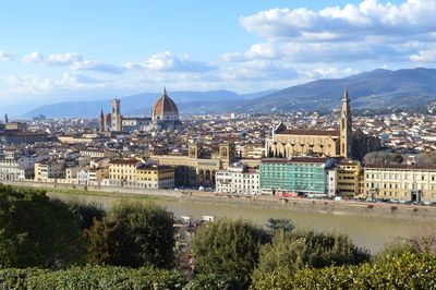 View from piazzale michelangelo in florence, italy