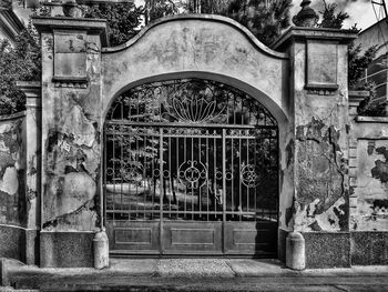 Entrance of old building