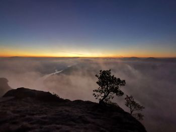 Sunrise in the mountains 