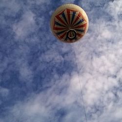 Low angle view of cloudy sky