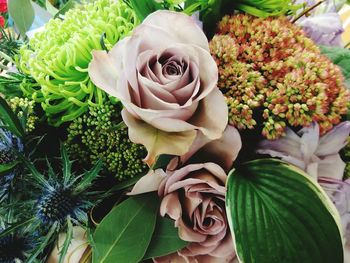 Close-up of rose bouquet