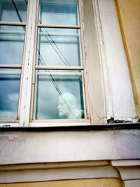 Close-up low angle view of window