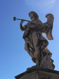 Low angle view of statue