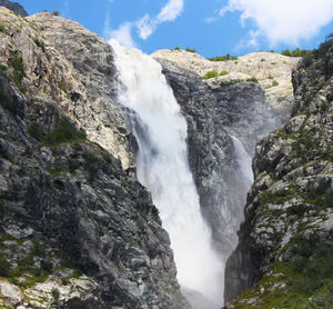 Mountain landscape and beautiful view in georgia