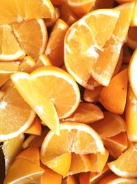 Full frame shot of orange slices