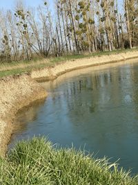 Scenic view of lake