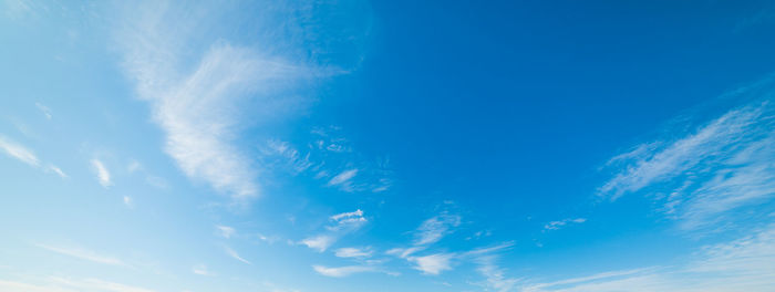 Low angle view of clouds in sky