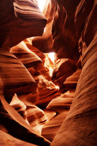 Full frame shot of rock formation