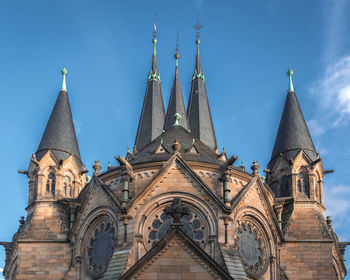 Low angle view of cathedral against sky