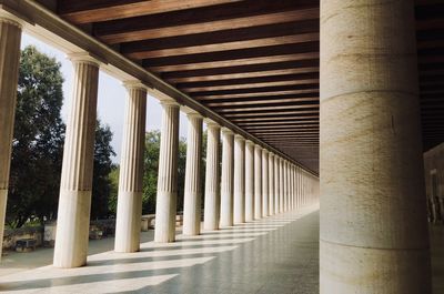 Interior of building
