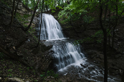 Waterfall in forest