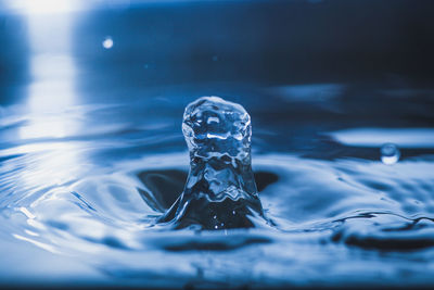 Close-up of water splashing