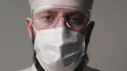 Doctor in personal protective equipment