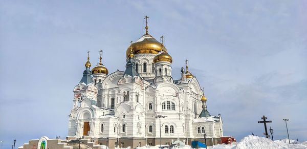 Low angle view of building against sky