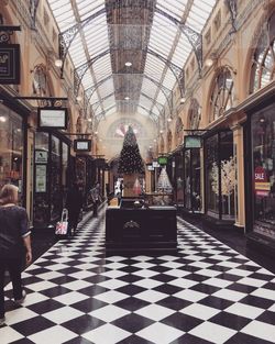 View of shopping mall