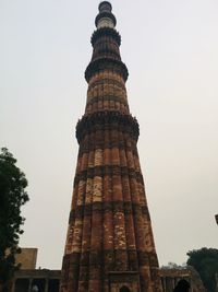 Low angle view of historical building against sky