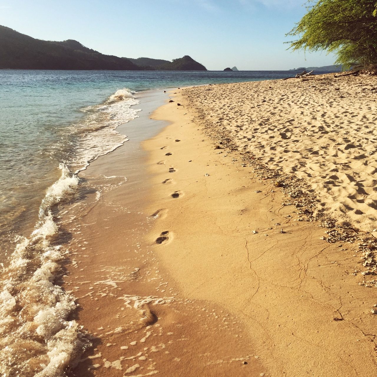 beach, sea, sand, water, shore, tranquility, tranquil scene, scenics, beauty in nature, horizon over water, nature, coastline, sky, idyllic, wave, vacations, surf, remote, outdoors, travel destinations