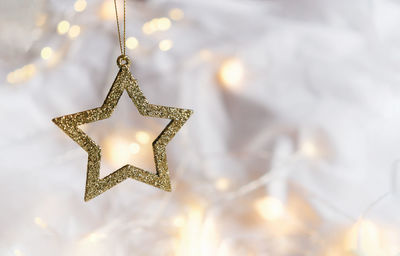 Close-up of christmas decorations