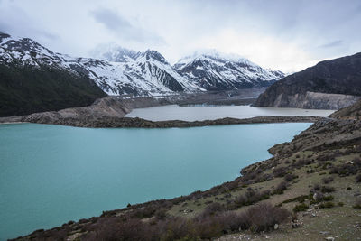 Clean landscape in tibet china.