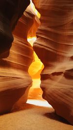 Rock formations in desert