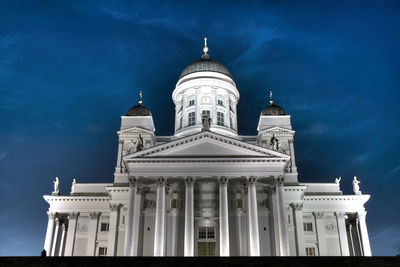 Low angle view of historical building